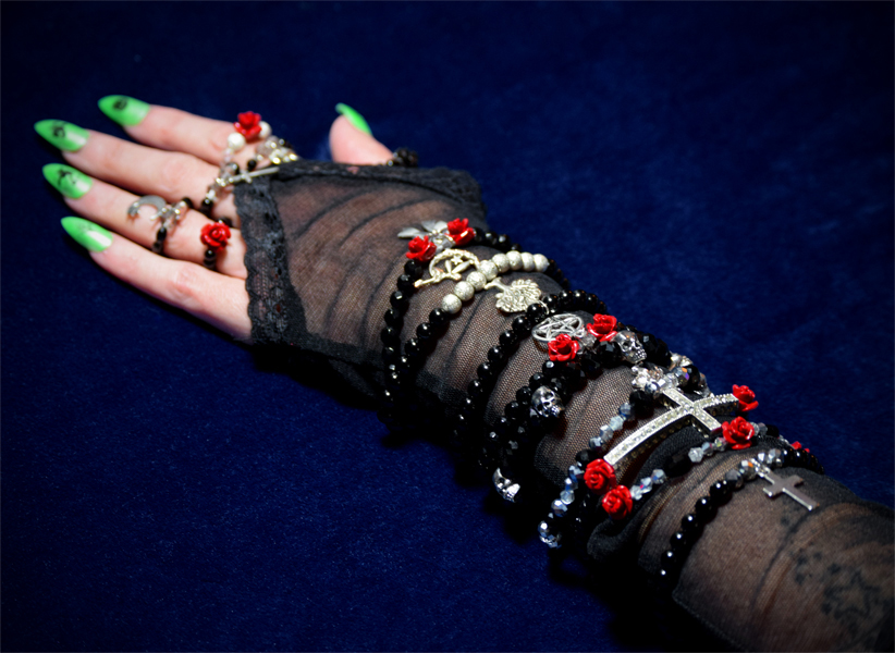 My Beautiful Gothic Faery Stretch Bracelet