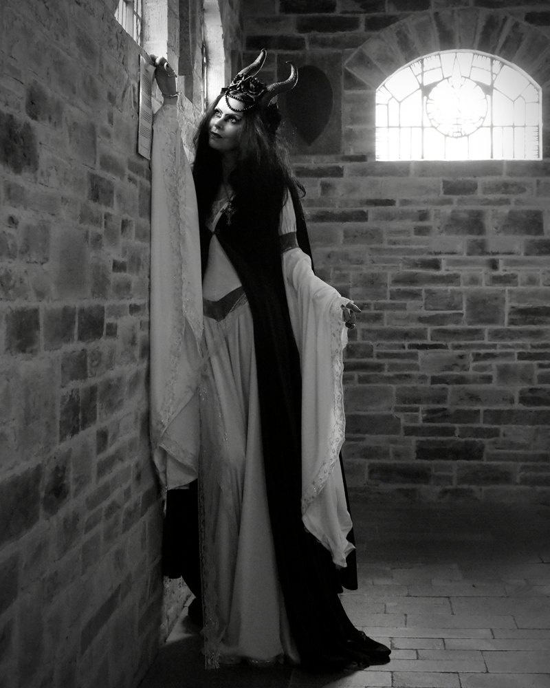 Galadriel Cloak - Steamed Velvet medieval cosplay cloak by Moonmaiden Gothic Clothing