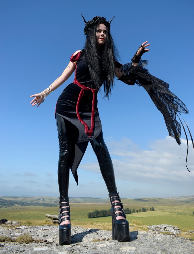 Thorn Hexgirl Minidress - Hex Girls Cosplay Costume by Moonmaiden Gothic Clothing