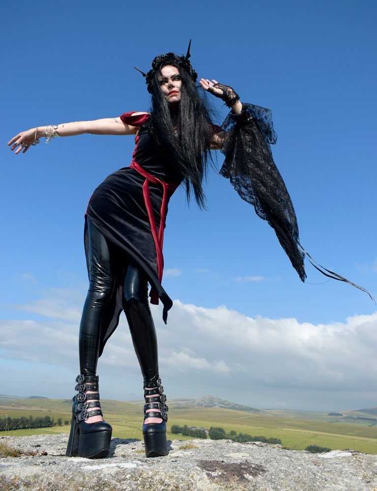 Thorn Hexgirl Minidress - Hex Girls Cosplay Costume by Moonmaiden Gothic Clothing