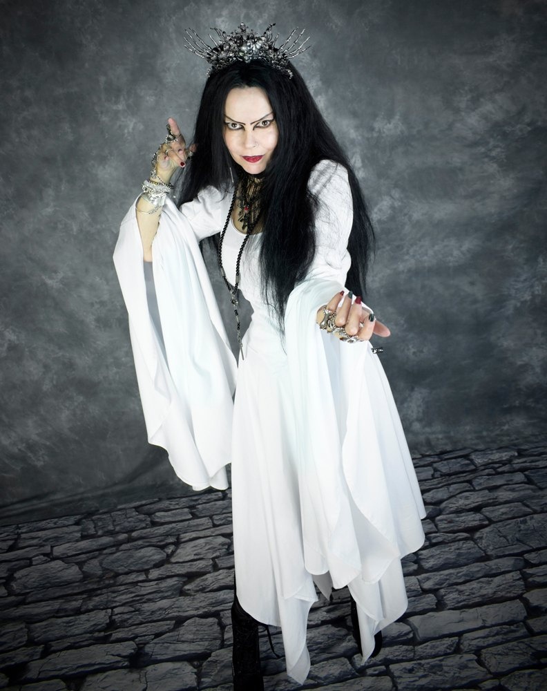 Cotton Elvenwitch Skirt - Cotton Lycra elven witchy skirt by Moonmaiden Gothic Clothing