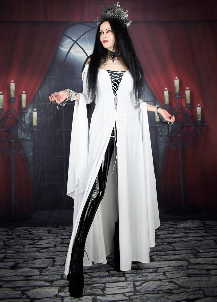 Confessor Gown - Legend of the Seeker Mother Confessor Kahlan Amnell Dress Cosplay Costume by Moonmaiden Gothic Clothing