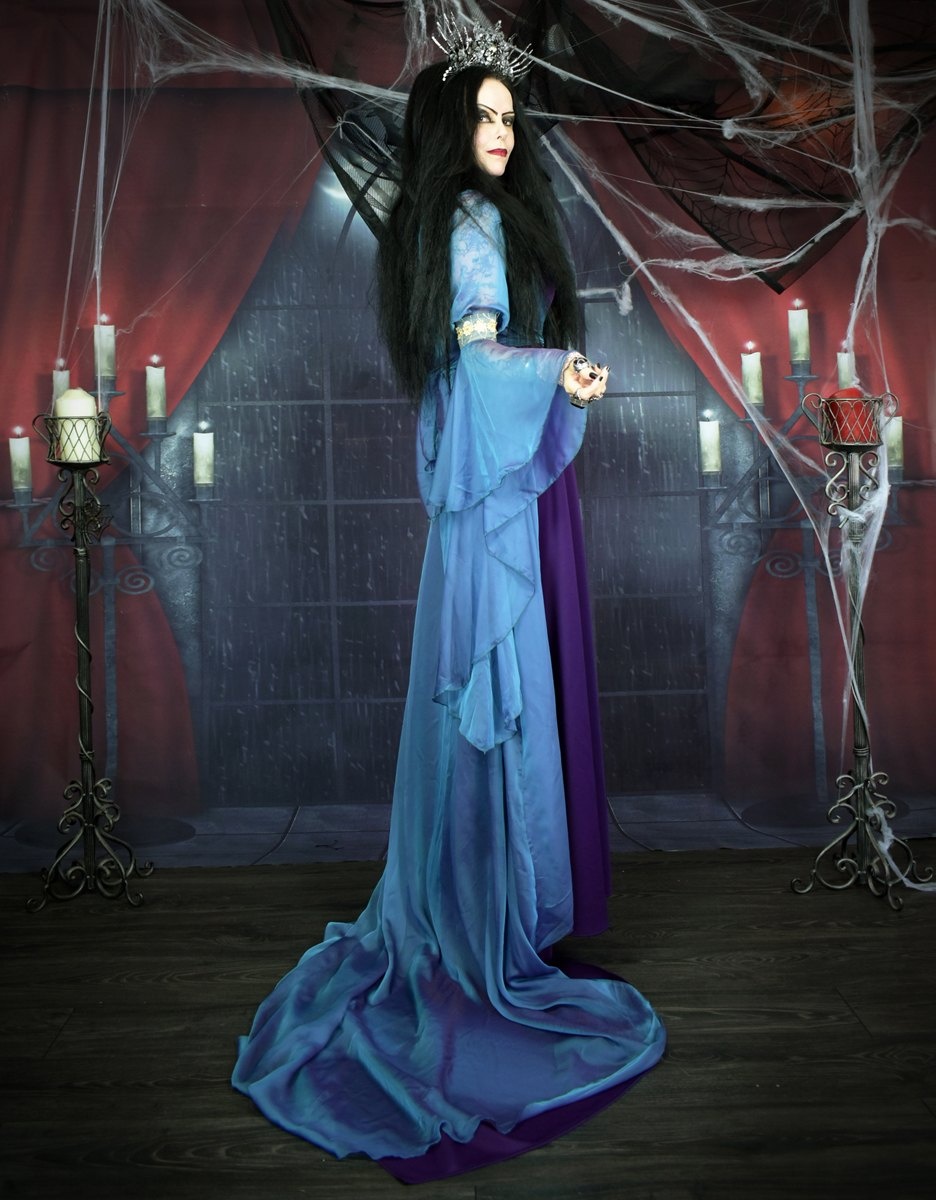 Morgana Pendragon Gown - BBC Merlin Cosplay Costume by Moonmaiden Gothic Clothing