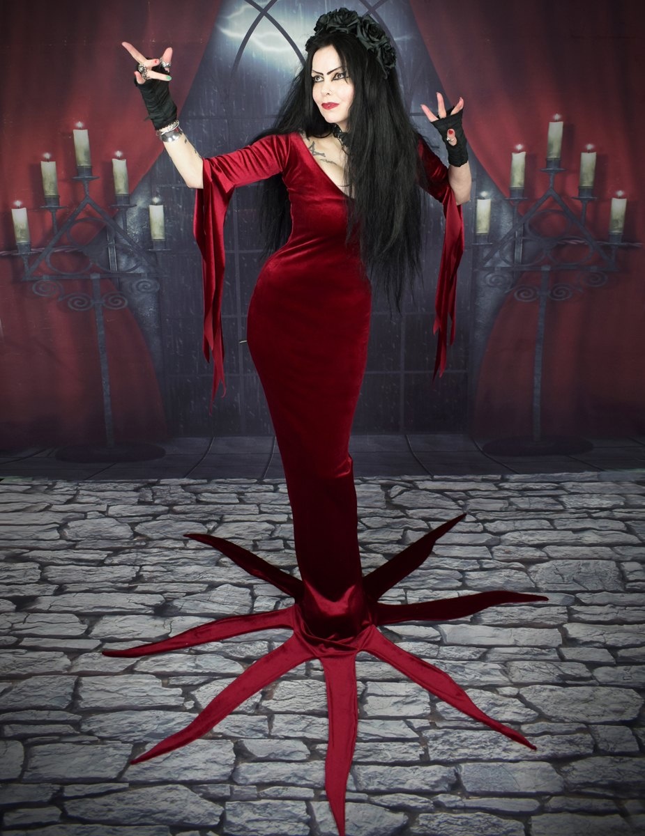 Morticia Roja Dress - Morticia's Mazurka Dress from Addams Family 2019!