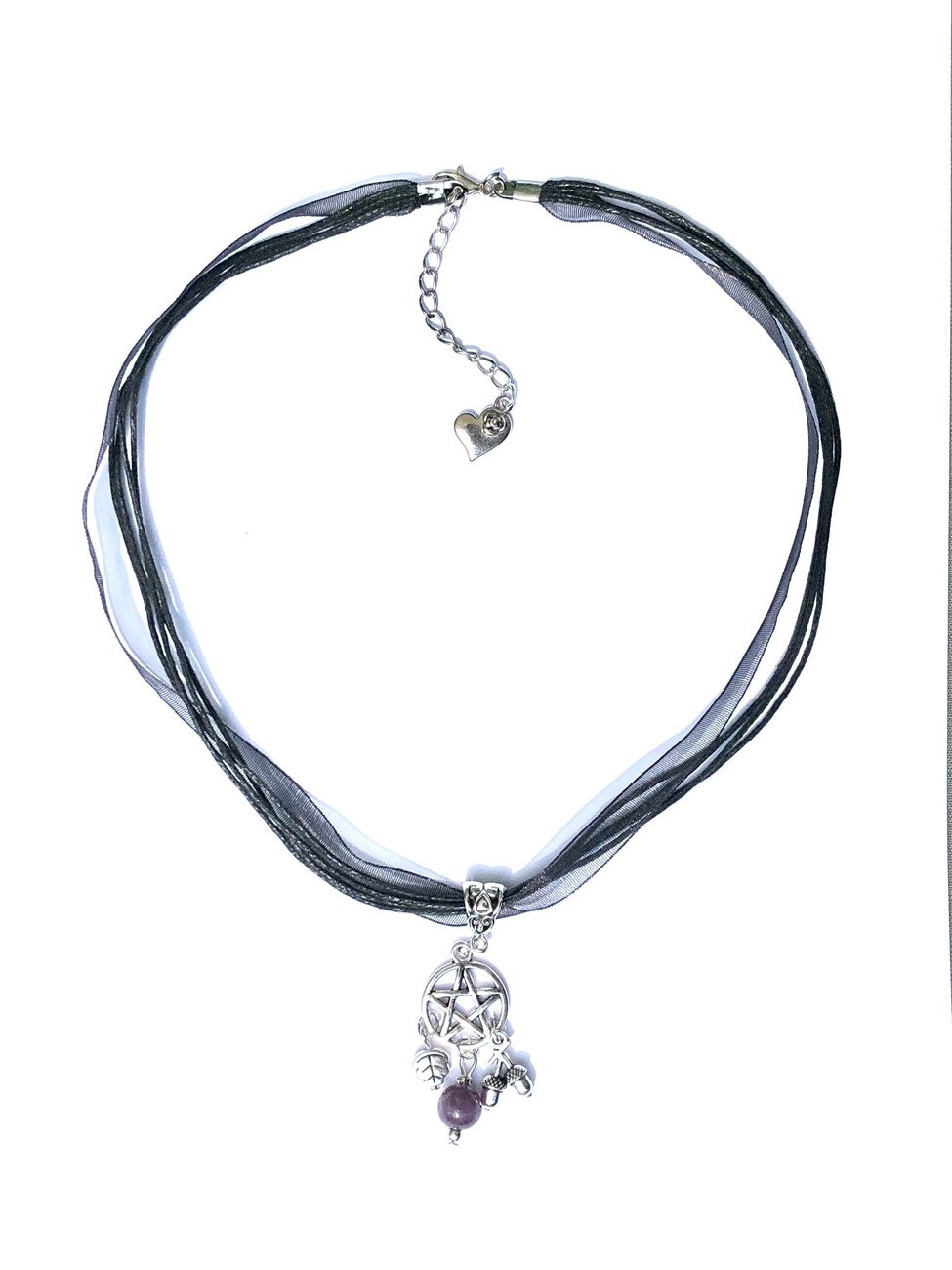 My Beautiful Gothic Nature Wytch Necklace with Amethyst