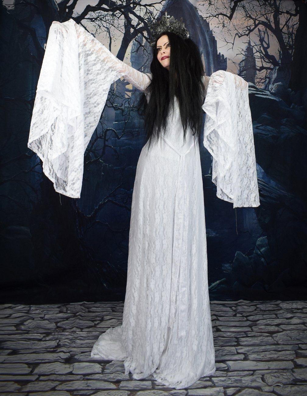 Mirror of Galadriel Gown - Lord of the Rings Elven Cosplay dress by Moonmaiden Gothic Clothing
