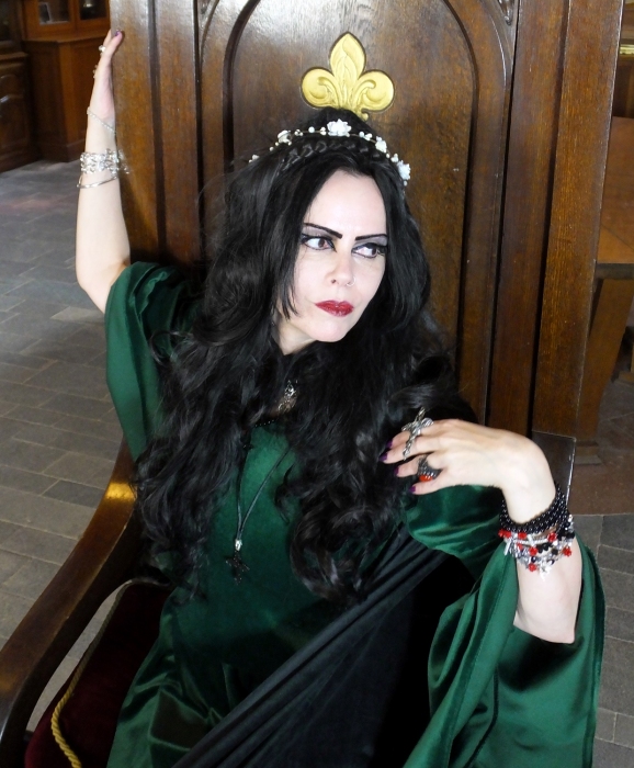 My Beautiful Gothic Cross Stretch Bracelet