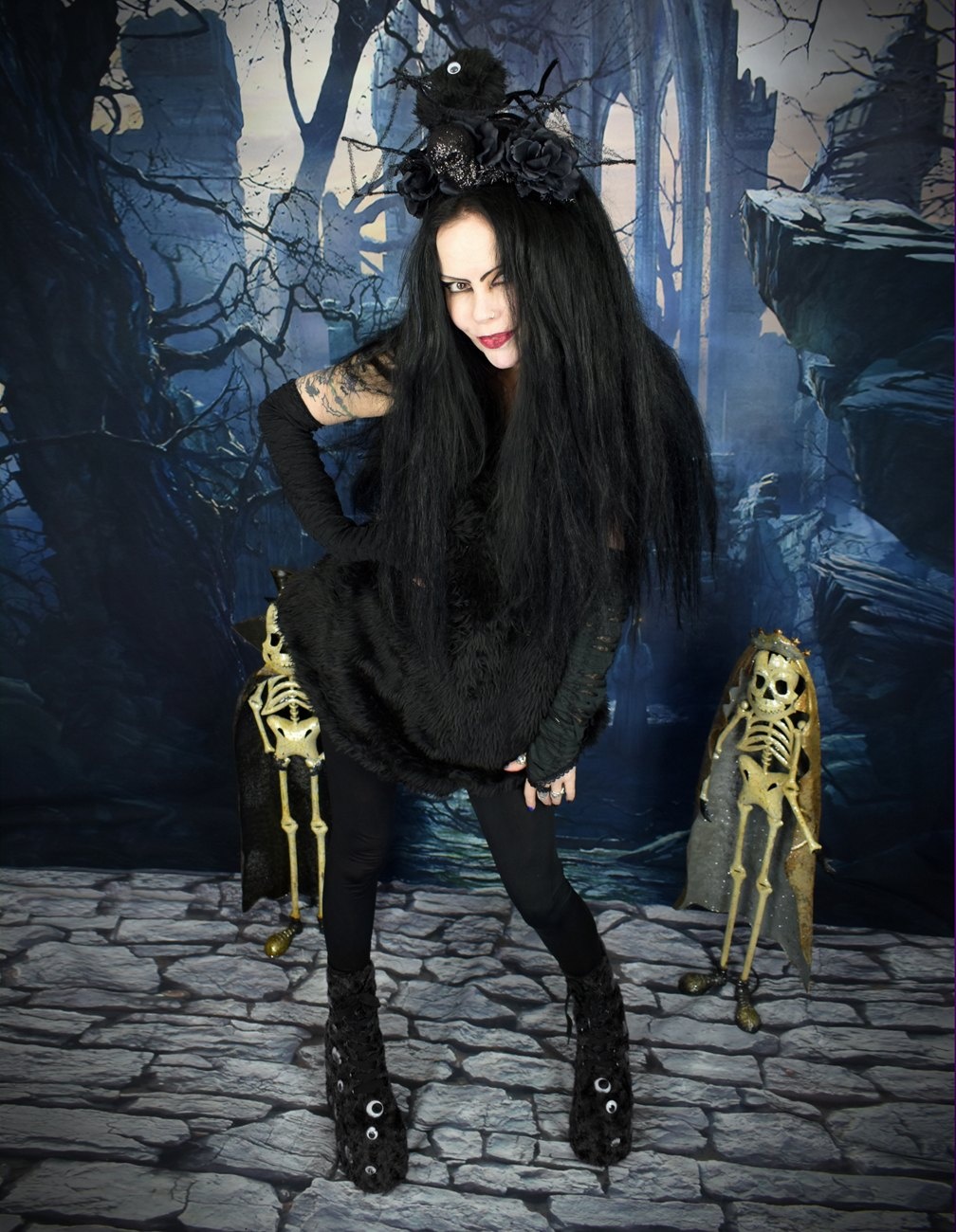 Mad Monster Party Monster's Mate Minidress - cosplay costume by Moonmaiden Gothic Clothing