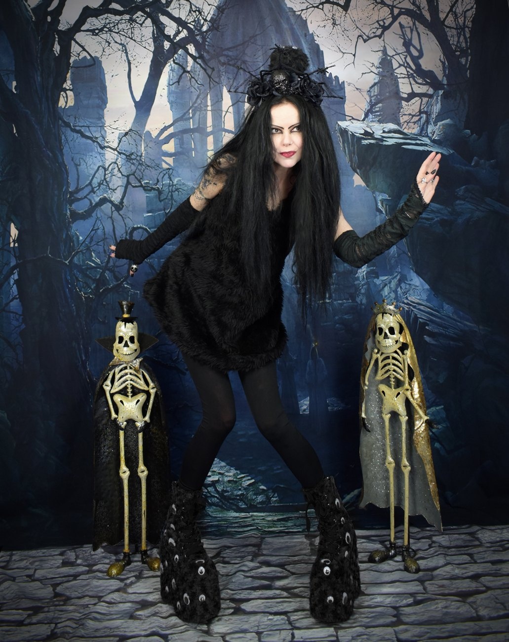 Mad Monster Party Monster's Mate Minidress - cosplay costume by Moonmaiden Gothic Clothing