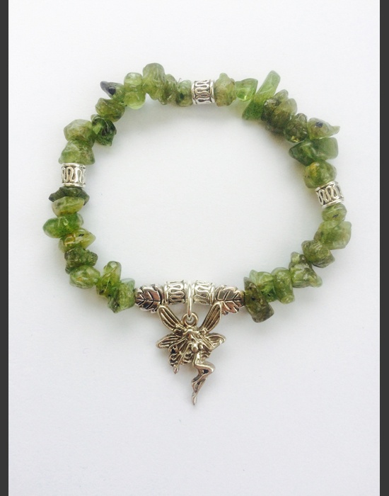 My Beautiful Gothic Peridot & Faerie bracelet