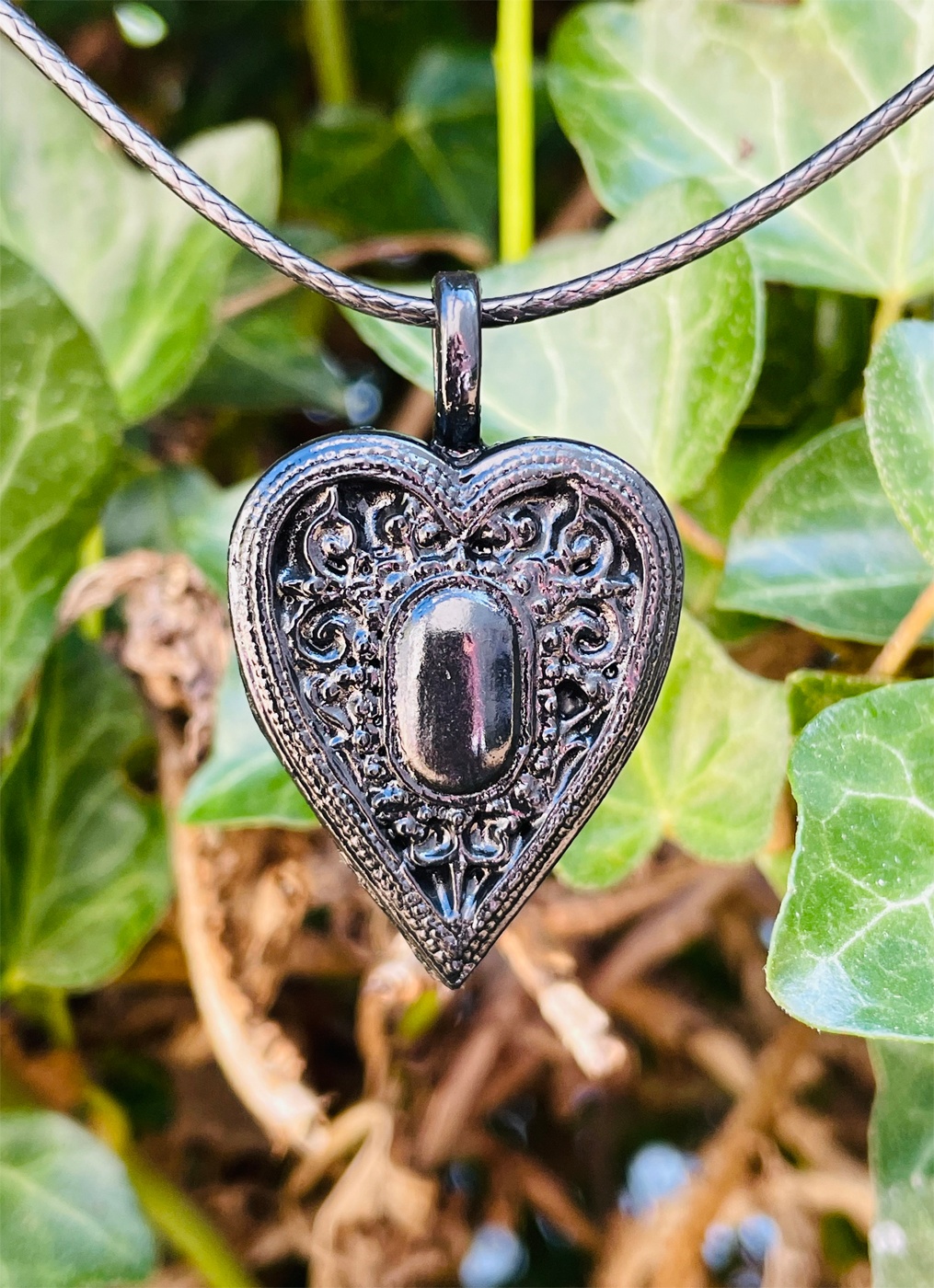 Gothic Heart Necklace by My Beautiful Gothic