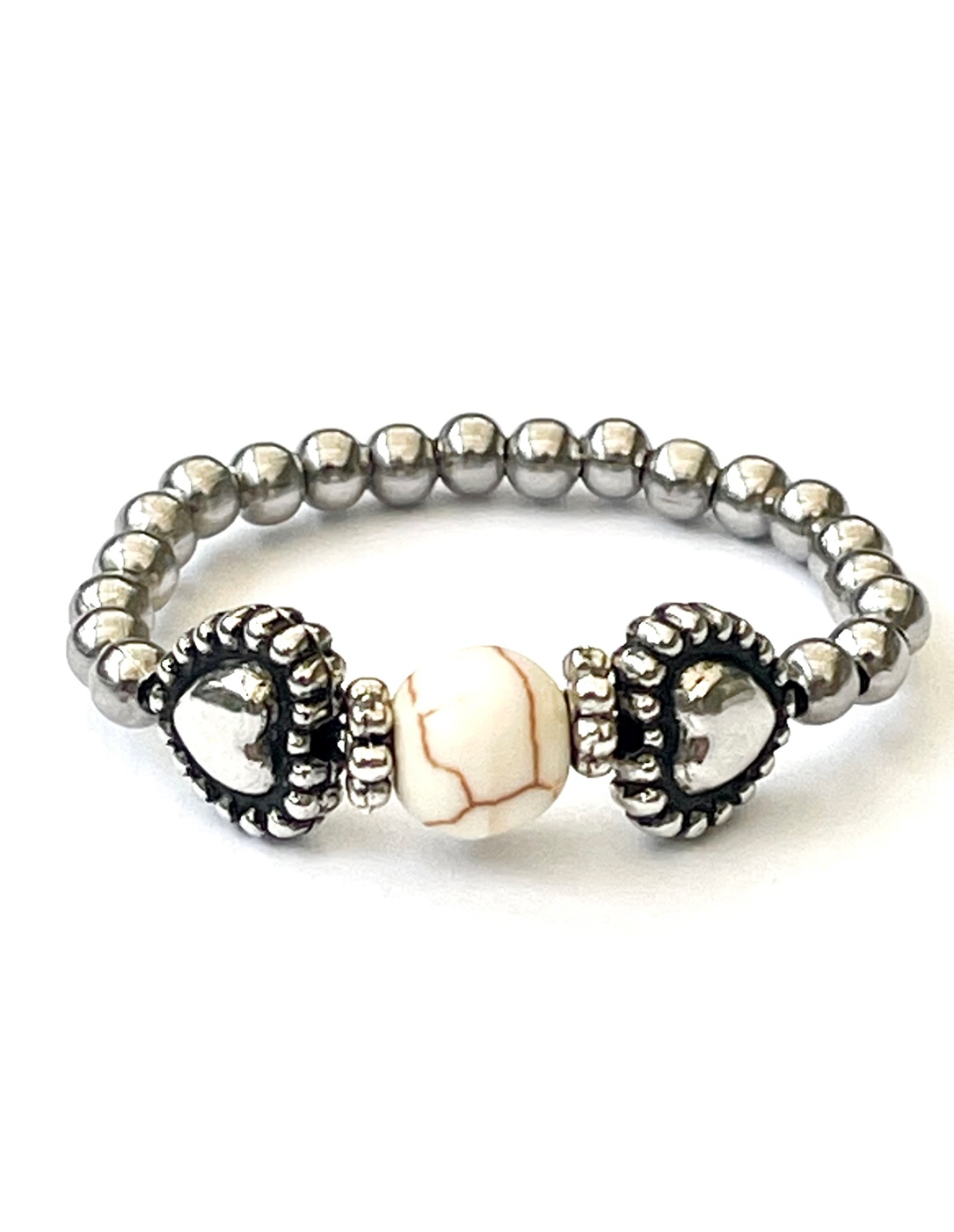 Magnesite Ring by My Beautiful Gothic