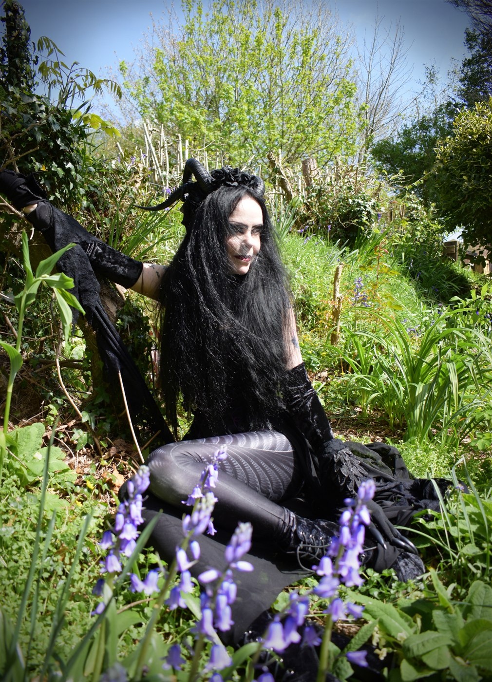 Screamaballerina Ensemble - witchy spooky ballerina goth dress by Moonmaiden Gothic Clothing