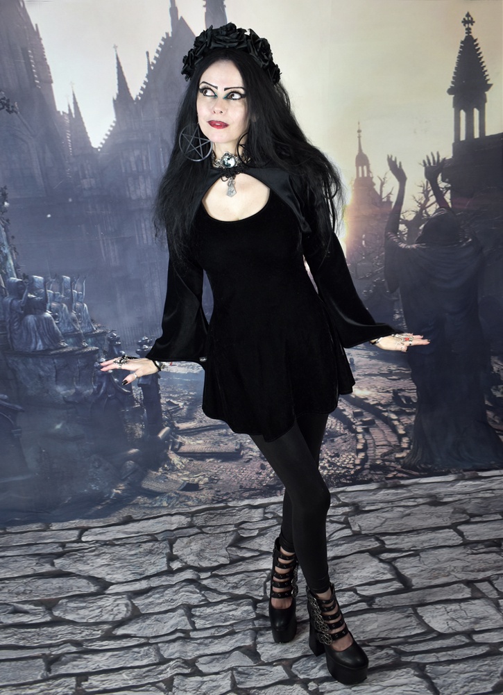 Little Black Widow Dress