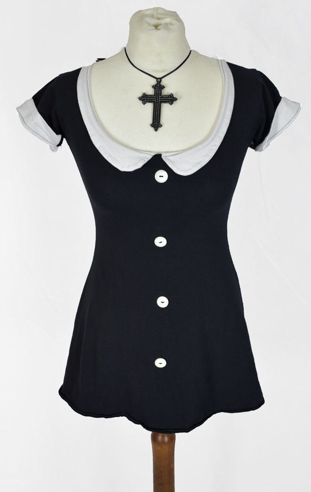 Widow Wednesday Addams Minidress by Moonmaiden Gothic Clothing