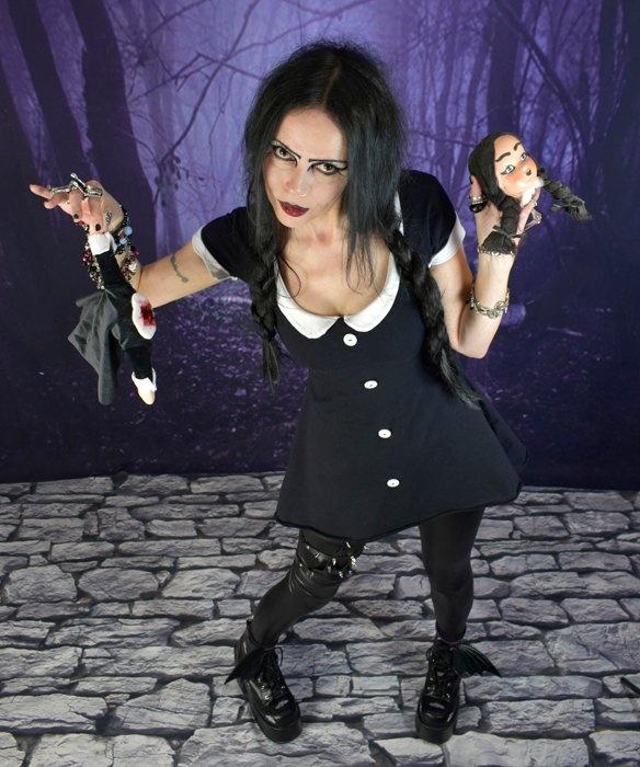 Widow Wednesday Addams Minidress