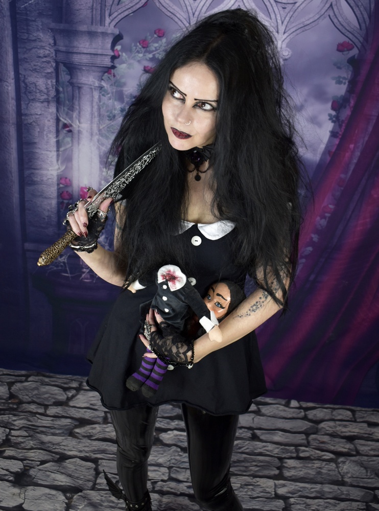 Widow Wednesday Addams Minidress