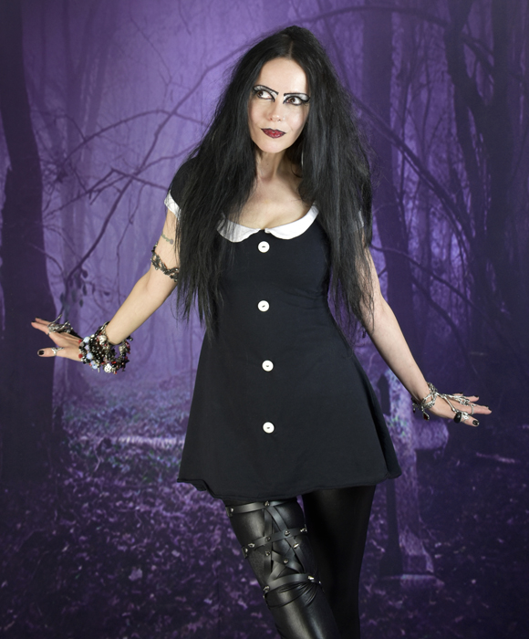 Widow Wednesday Addams Minidress