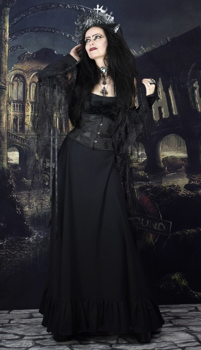 Witch's Tears Skirt by Moonmaiden Gothic Clothing