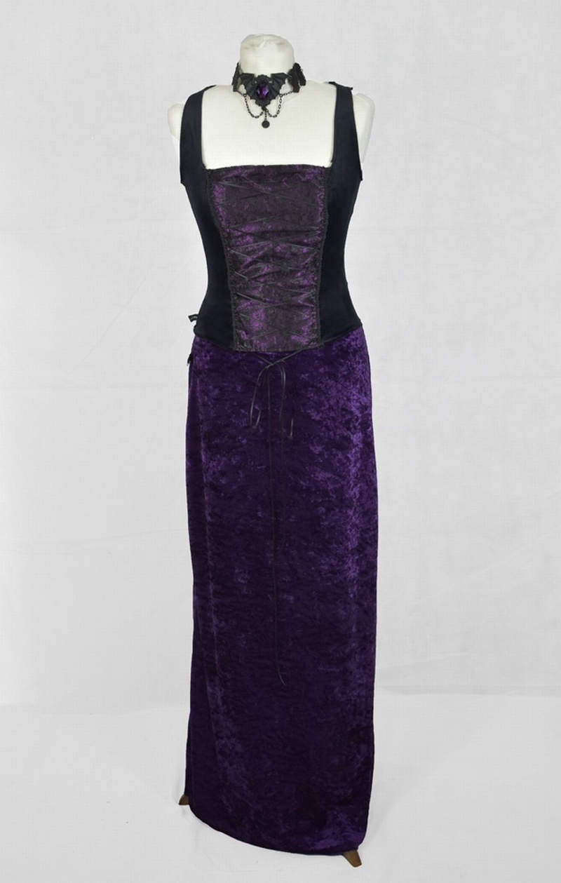 Basic Witch Bodice - steamed velvet and taffeta goth witch top by Moonmaiden Gothic Clothing