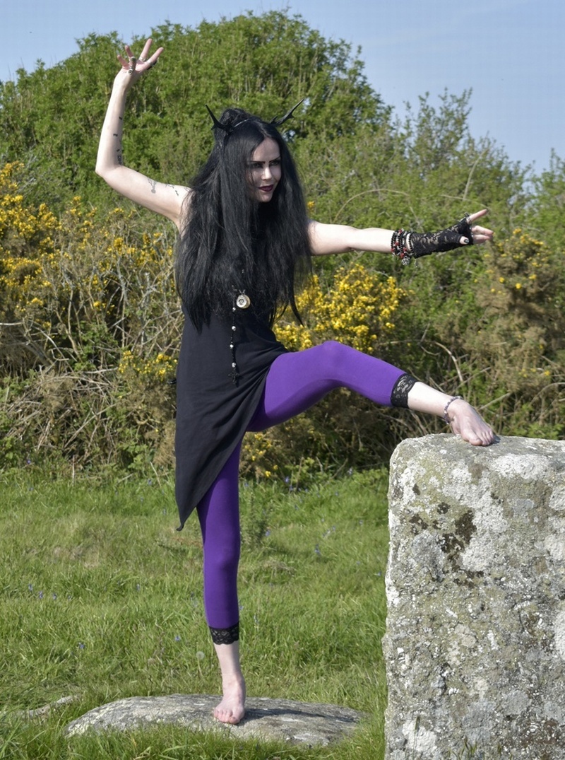 Wonderfully Witchy Leggings by Moonmaiden Gothic Clothing