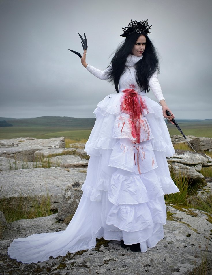 Yharnam Pthumerian Queen Gown - Bloodborne steampunk cosplay costume by Moonmaiden Gothic Clothing