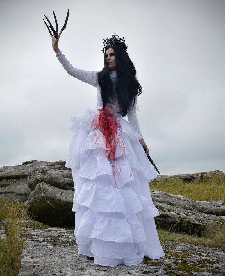 Yharnam Pthumerian Queen Gown - Bloodborne steampunk cosplay costume by Moonmaiden Gothic Clothing