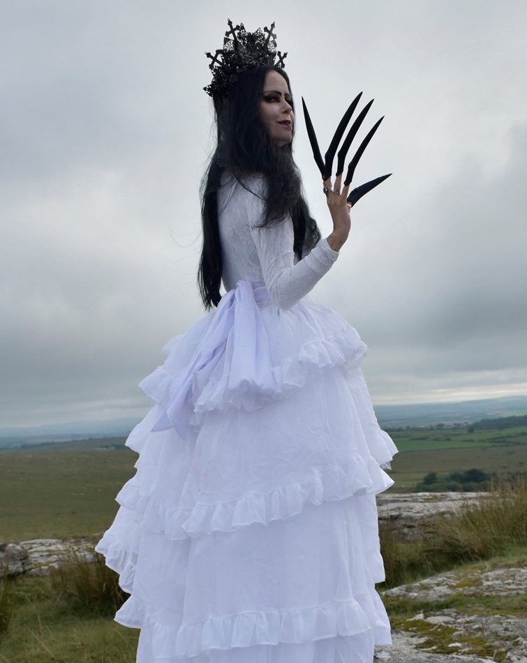 Yharnam Pthumerian Queen Gown - Bloodborne steampunk cosplay costume by Moonmaiden Gothic Clothing