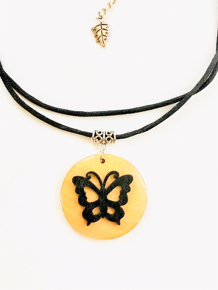 My Beautiful Gothic Butterfly Wrap-Around Necklace