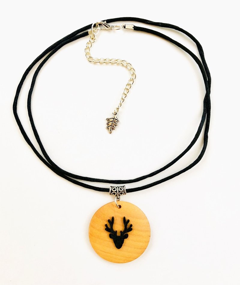 My Beautiful Gothic Stag Head Necklace