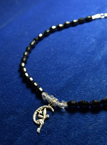 My Beautiful Gothic Moon Fairy Adjustable Necklace