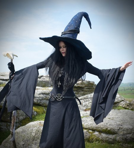 Midnight Sky Witch Hat