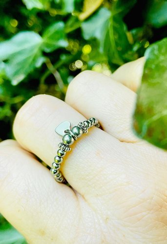 Heart Charm Ring