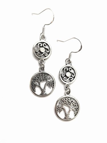 Tree of Life &amp; Filigree Earrings