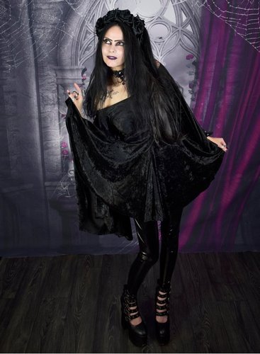 Velvet Fae of the Falls Minidress